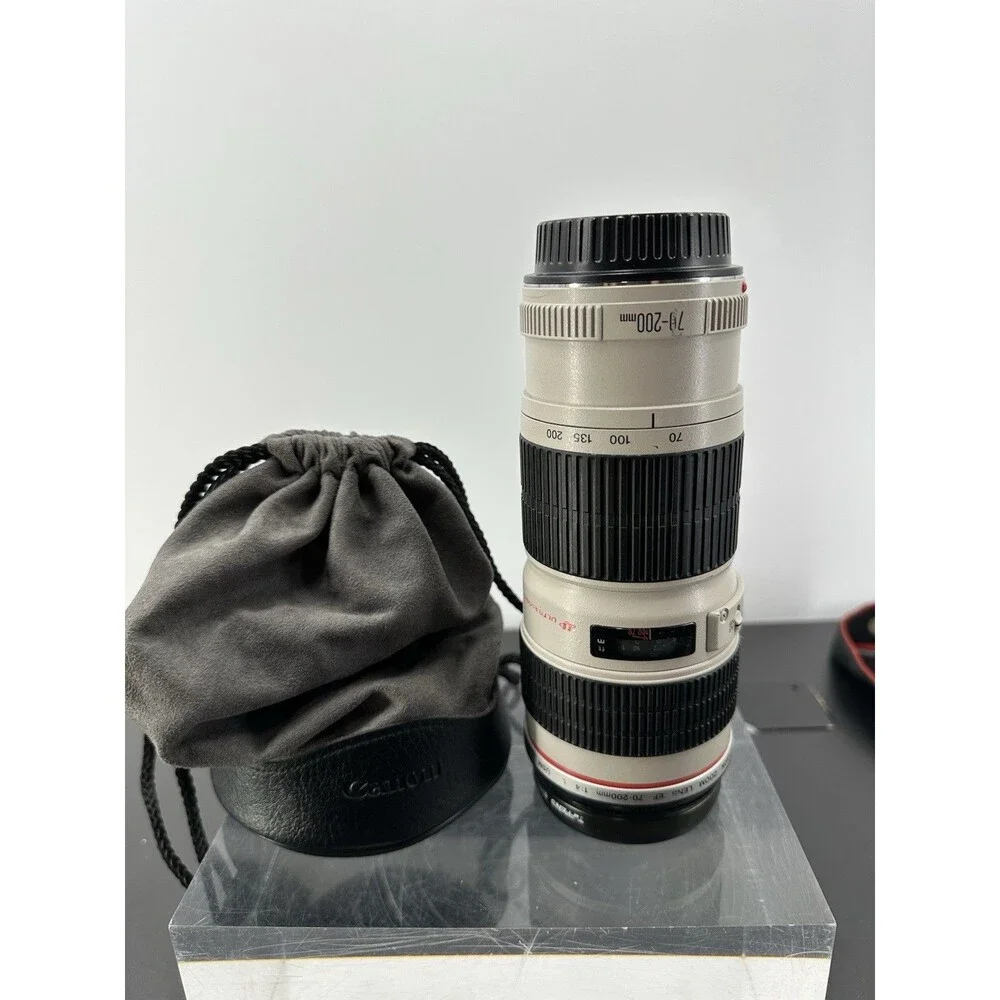 Canon EOS 6D Mark II DSLR + Canon 50mm f/4 Lens & Canon EF 70-200 F1.4